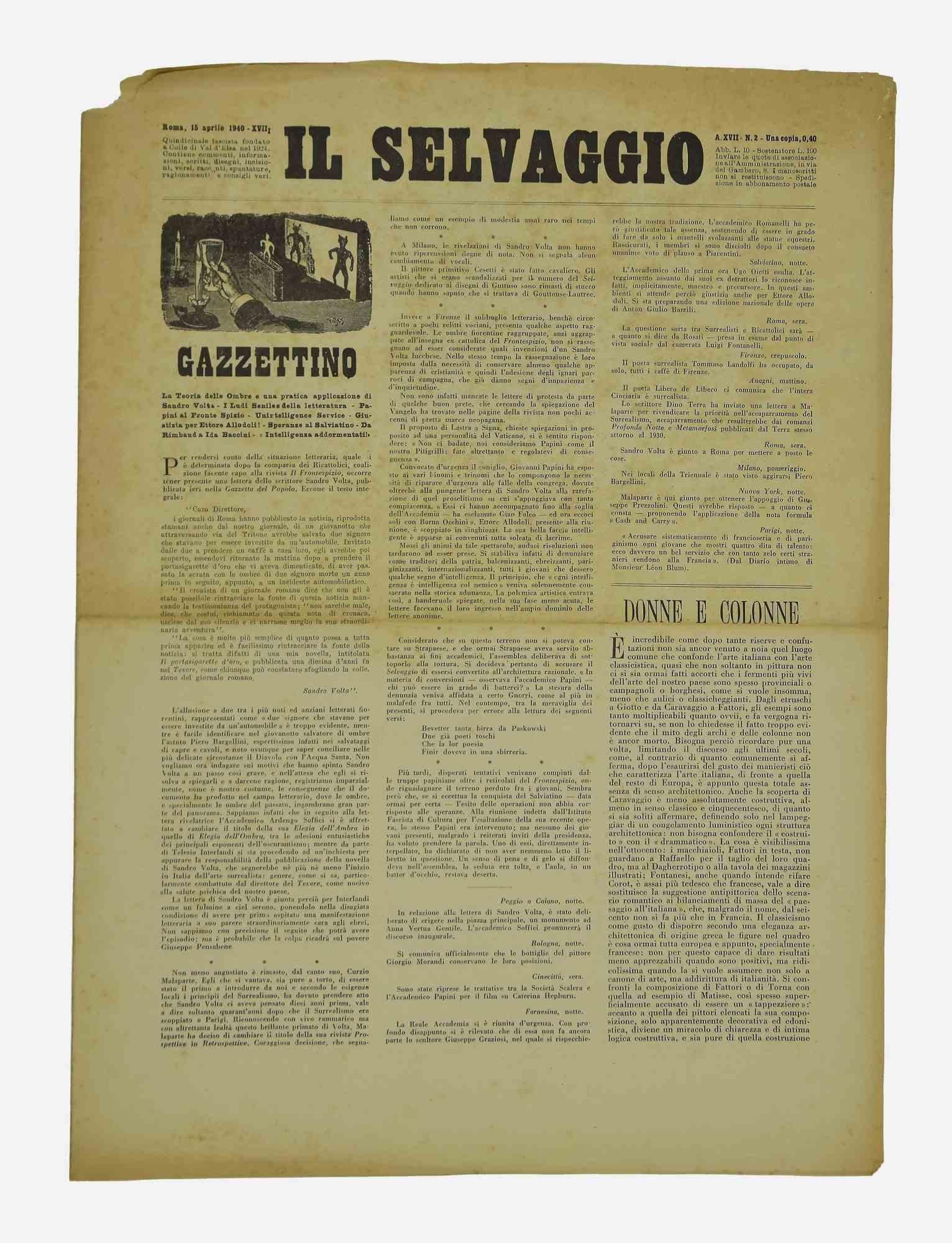 Il Selvaggio, No.2- 1940 