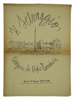 Il Selvaggio, No.3- 1940 - Magazine - Engravings by Mino Maccari
