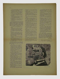 Il Selvaggio, Nr.5- 1938 - Zeitschrift - Kupferstiche von Mino Maccari