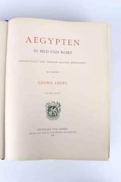Egypt in Words and Pictures - Rare Illustrated Book by Georg Ebers - 1879-1880