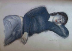 Donna Sdraiata – Pastell von Aurelio Bulzatti – 2009