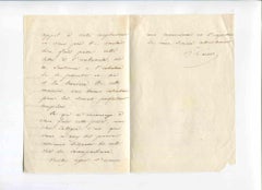 Autograph Letter by Hippolyte Carnot - Original Manuscript - 1848