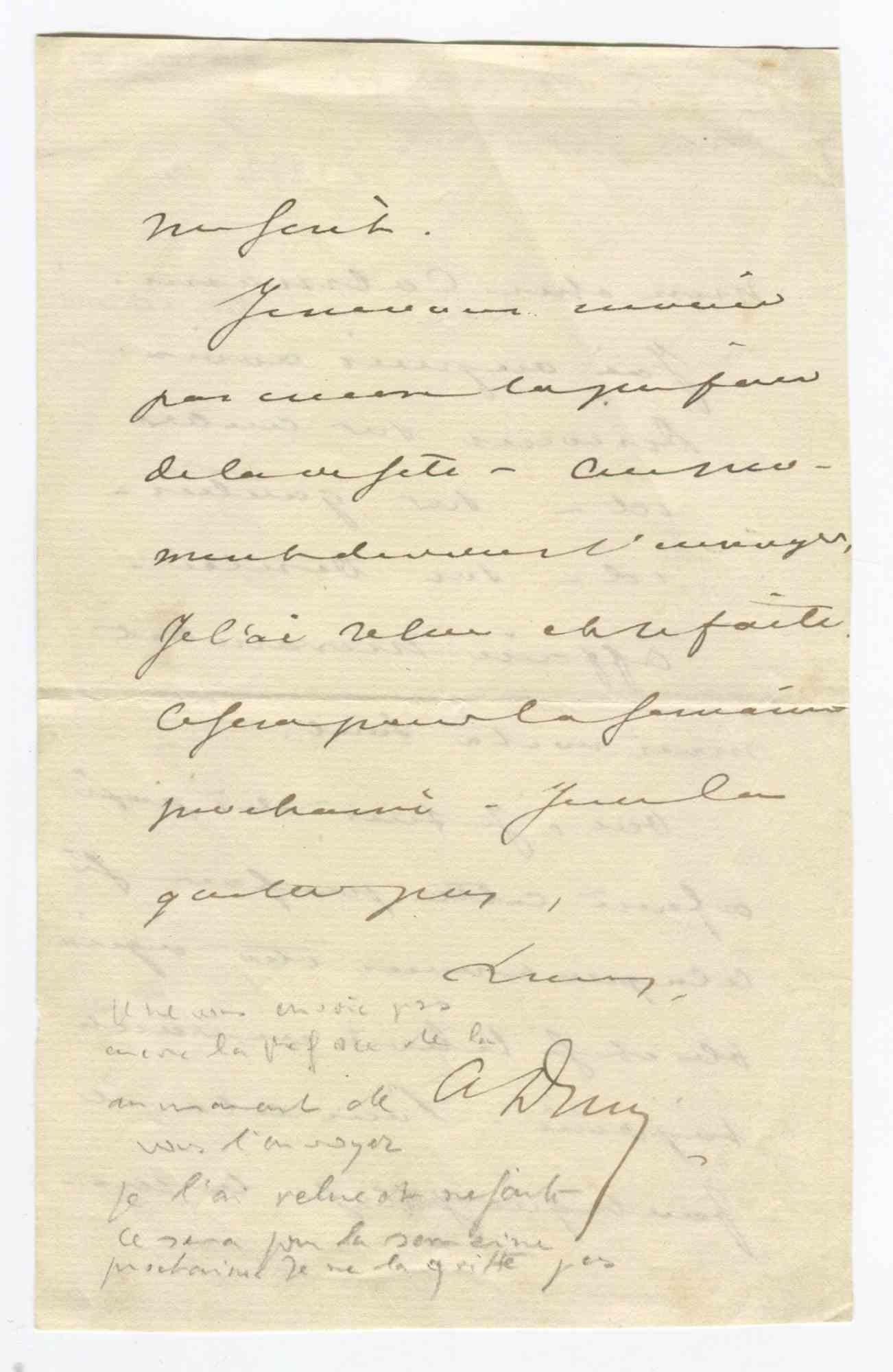 alexandre dumas autograph