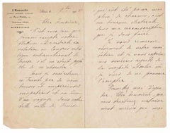 Antique Jean Jaurès Letter - 1905