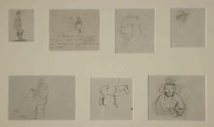 Study of Figures - Original Drawing - Early 20th Century