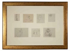 Study of Figures - Original Drawing - Early 20th Century