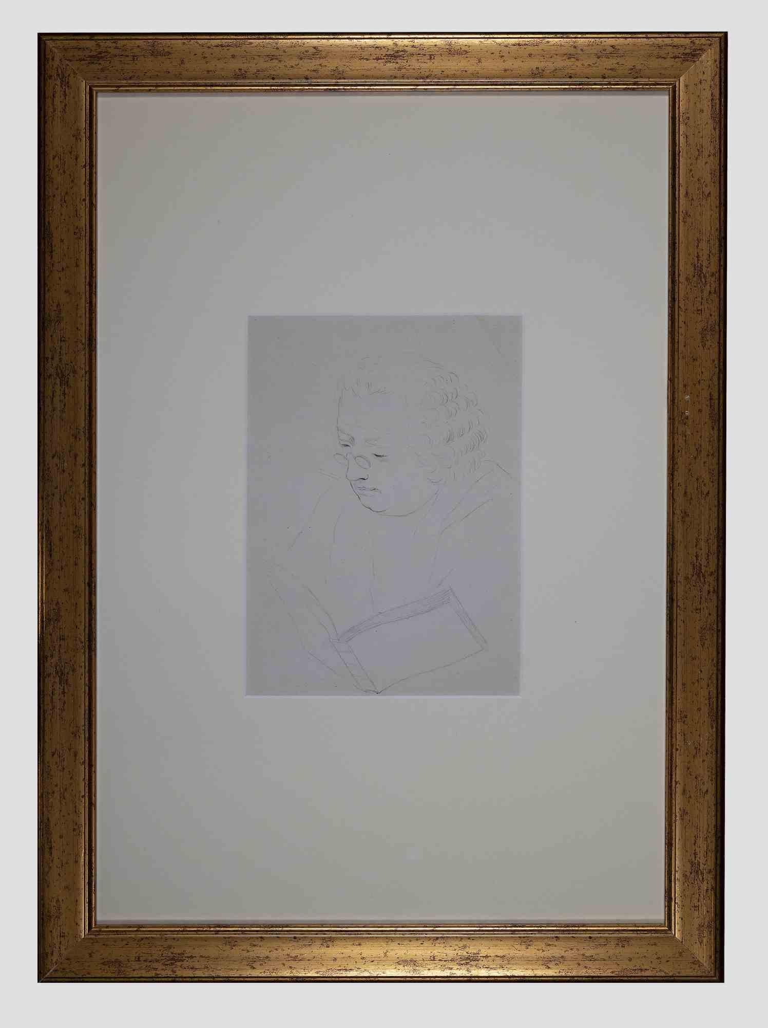 Portrait - Original Drawing - Early 20th Century - Art by Unknown