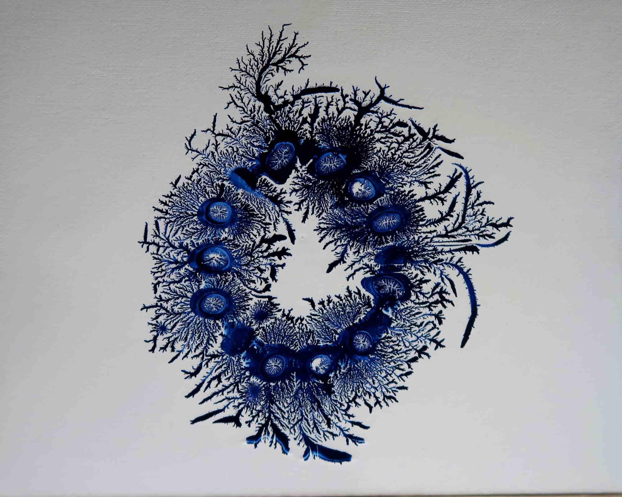 Amanda Ludovisi Figurative Art – Blaues Leben – Gemälde – 2020er Jahre