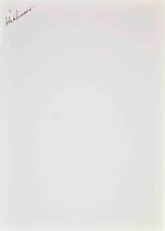 Old Woman Falling Asleep -  Drawing by Roberto Cuccaro - 2000s