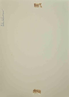 Open Window: Contemporary Gouache Drawing on Paper, Signed