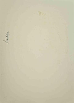 Two Figures Facing Each Other - Drawing by Roberto Cuccaro - 2000s
