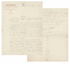 Antique Autograph Letter by Vincent d’Indy - 1915