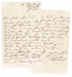 Autograph Letter by Sigismund Thalberg - 1800s