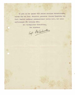 Autograph Letter by Albert Calmette - 1931