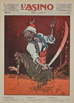 L'Asino, Art Magazine, Year 24, no. 43, 1915