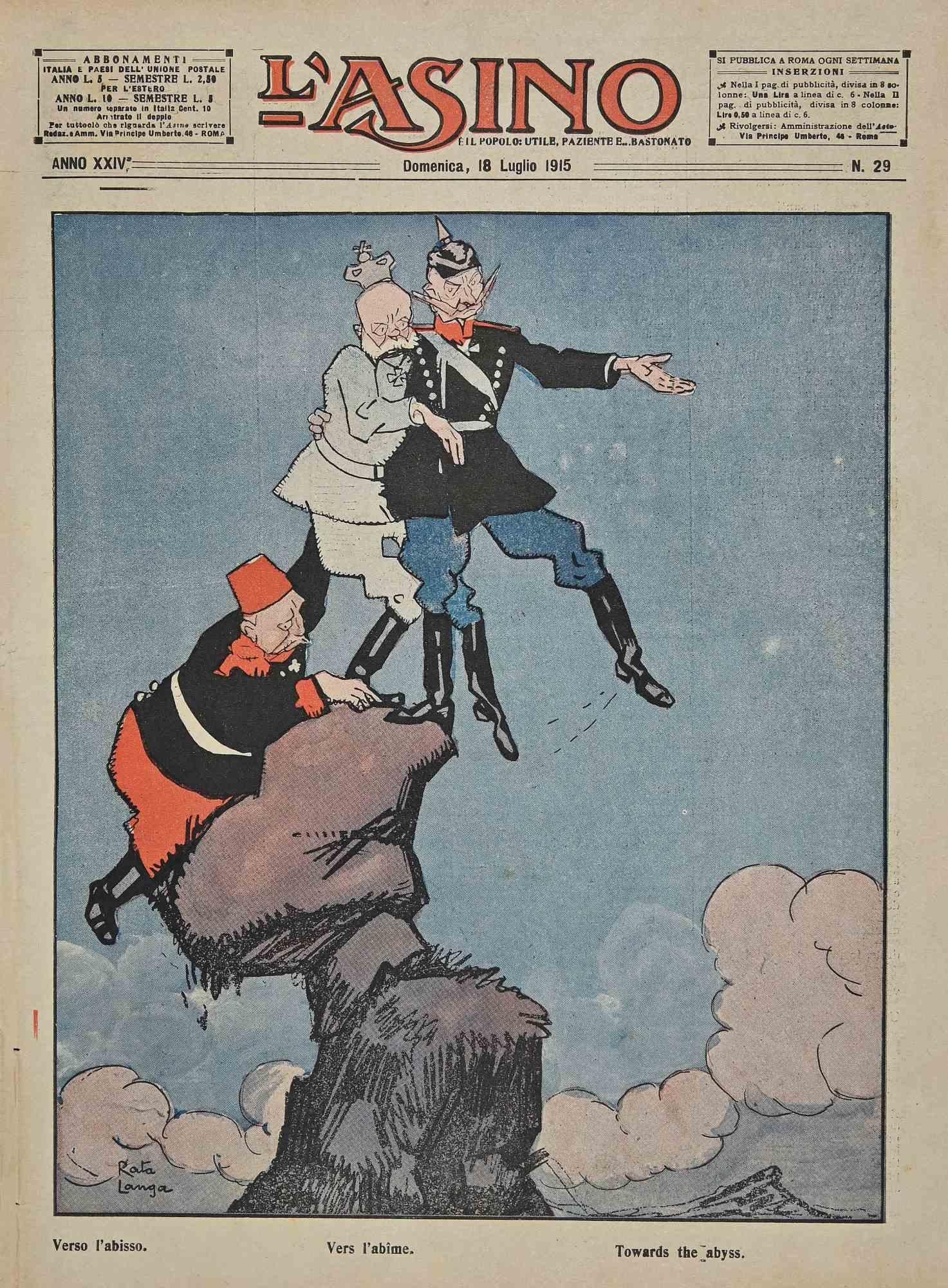 L'Asino, Kunstmagazin, Jahr 24, Nr. 29, 1915 – Art von Unknown