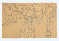 Nudes - Original Drawing - Early 20th century