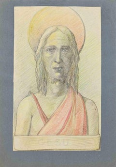 Portrait of Christ - Original Drawing - Early 20th Century