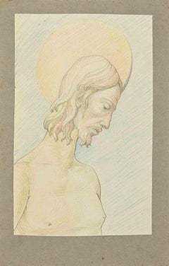 Portrait of  Christ - Original Drawing - Early 20th Century
