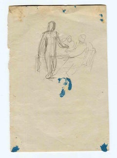 Figures  - Original Drawing - Early 20th Century