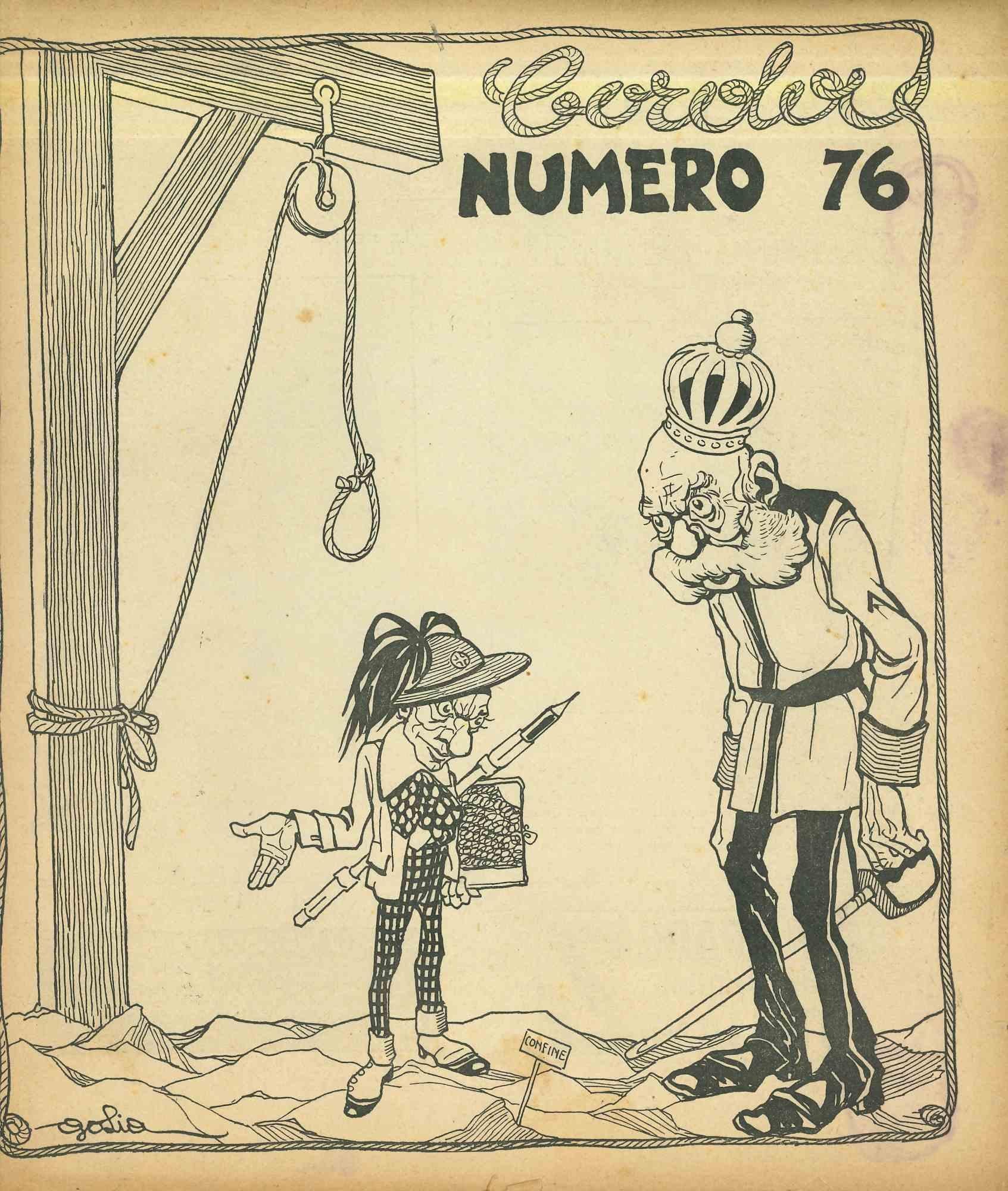Magazine "Numero" number 76 - Original Lithograph - 1910s - Art by Unknown