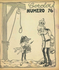 Antique Magazine "Numero" number 76 - Original Lithograph - 1910s