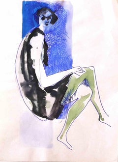 Donna - Disegno di Leo Guida - Anni '60