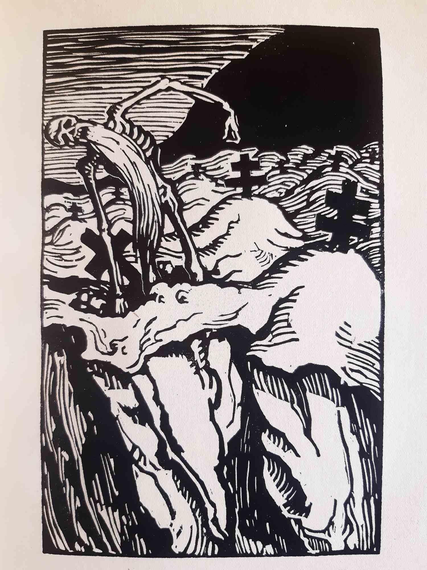 Der Zauberer - Engrave by Karl Thylmann -1919s For Sale 3
