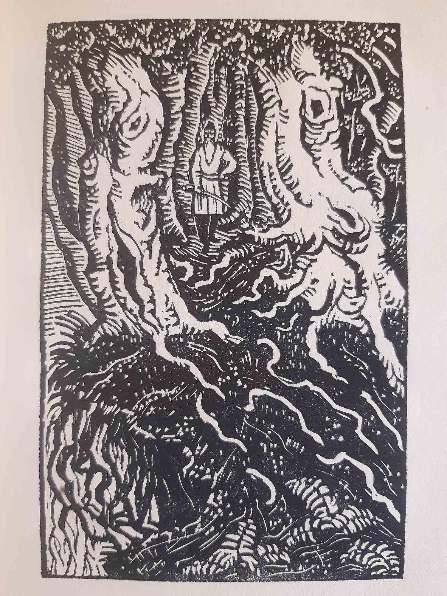 Der Zauberer - Engrave by Karl Thylmann -1919s For Sale 5