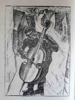 Musikalisches Notenbuch – seltenes Buch, illustriert von Jacob Steinhardt – 1920