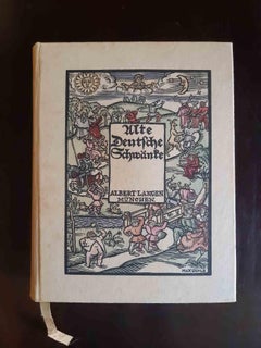 Alte Deutsche Schwanke – Seltenes Buch, illustriert von Max Unold – 1914