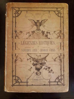 Légendes Rustiques- Original Rare Book Illustrated by Maurice Sand - 1858