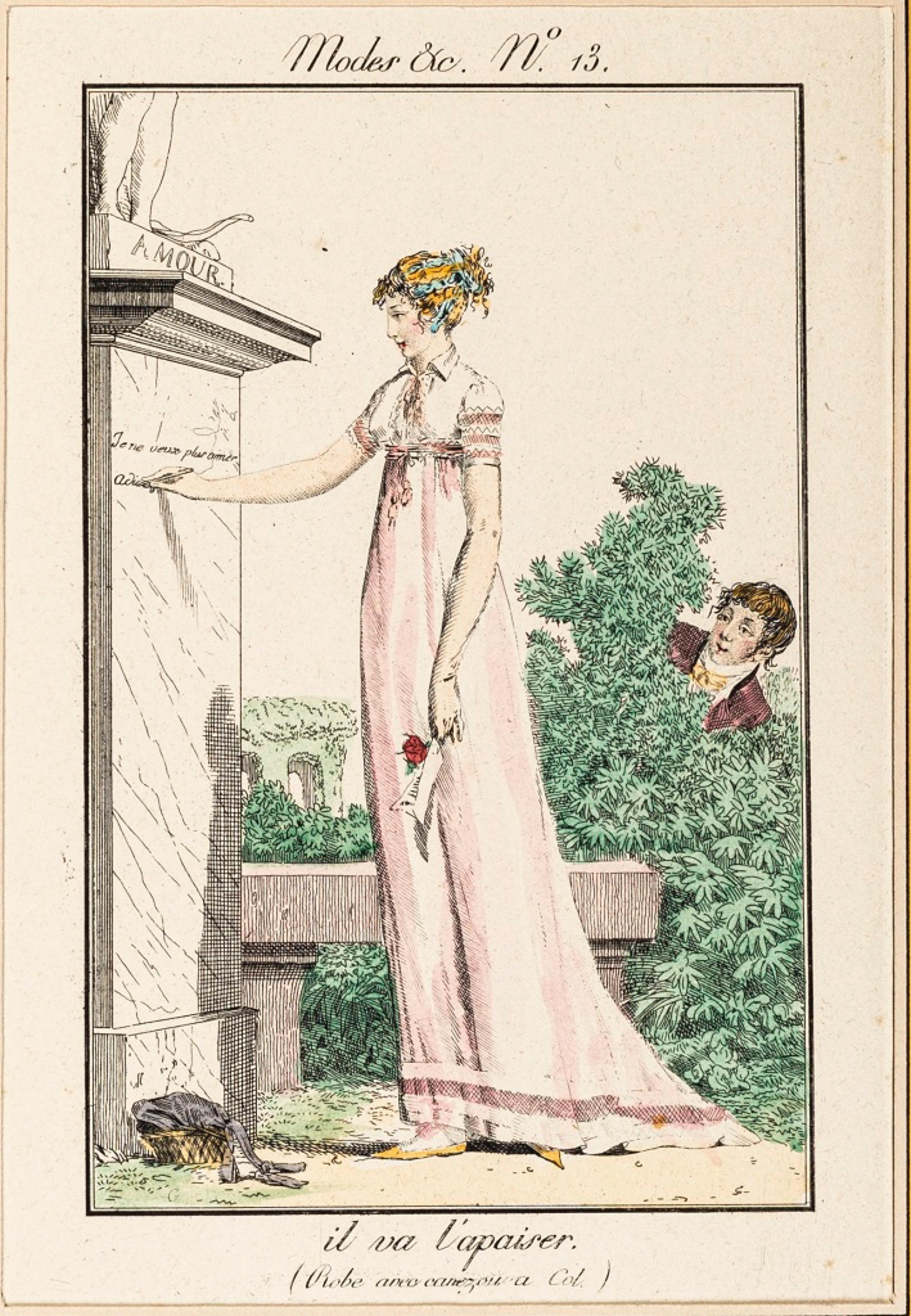 Il va l'apaiser - Original Etching by Philibert-Louis Debucourt-19th Century