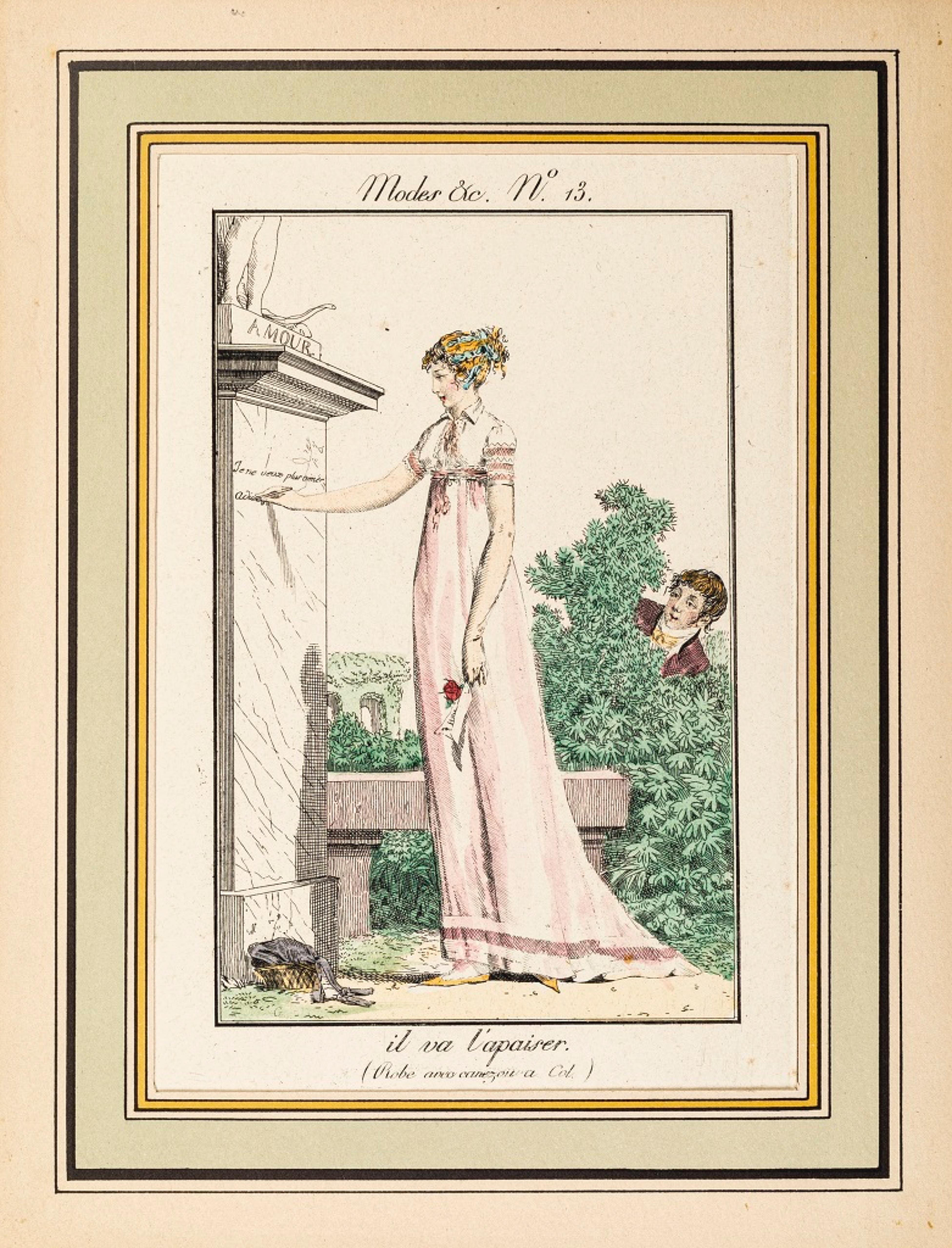 Il va l'apaiser - Original Etching by Philibert-Louis Debucourt-19th Century For Sale 1