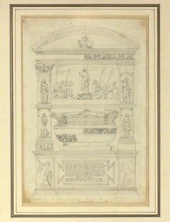 Monumento al Popolo  Dessin de Giovanni Fontana - 16ème siècle
