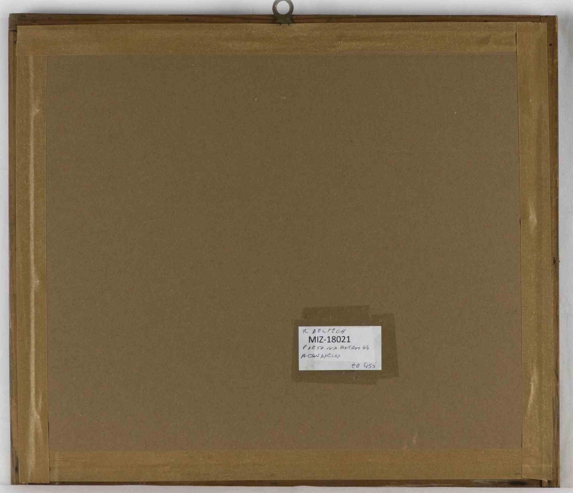 Montagne - Disegno originale di Jean-Raymond Delpech - 1944 in vendita 2
