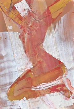 Nude of a Woman - Original Watercolor by Anastasia Kurakina - 2018