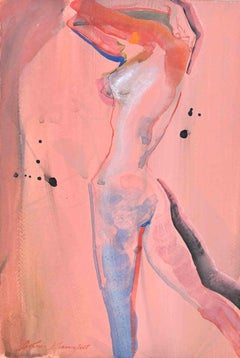  Nude - Original Watercolor by Anastasia Kurakina - 2015