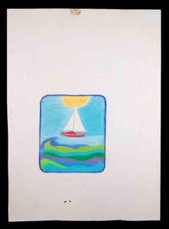 Vue - Dessin de Claude Maillard - 1926