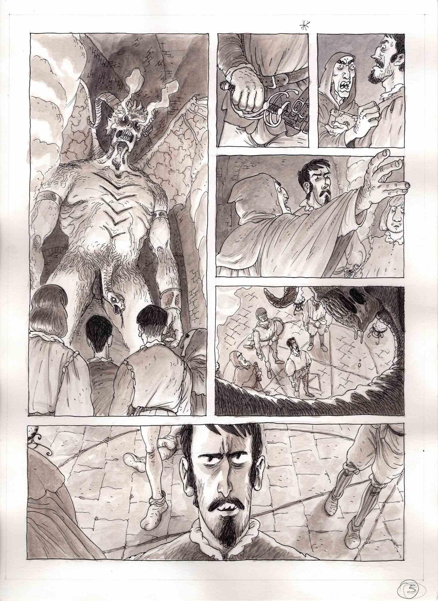 Il Diavolo Convocato- Illustration by Vincenzo Bizzarri -2015