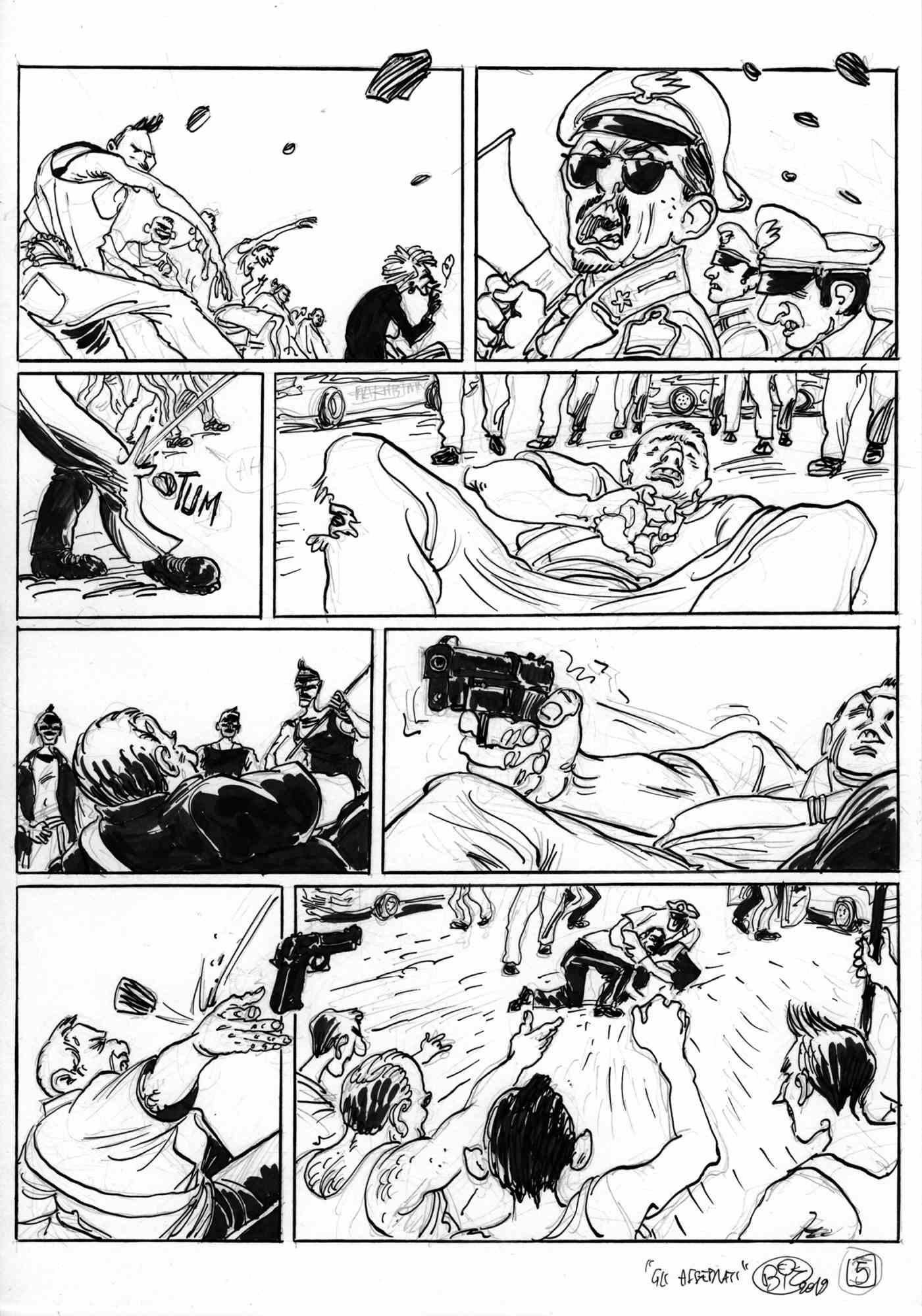 Sassaiola - Illustration by Vincenzo Bizzarri -2019
