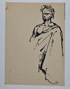 Julius Caesar - Original Drawing By Bernard Naudin- Early 20th Century