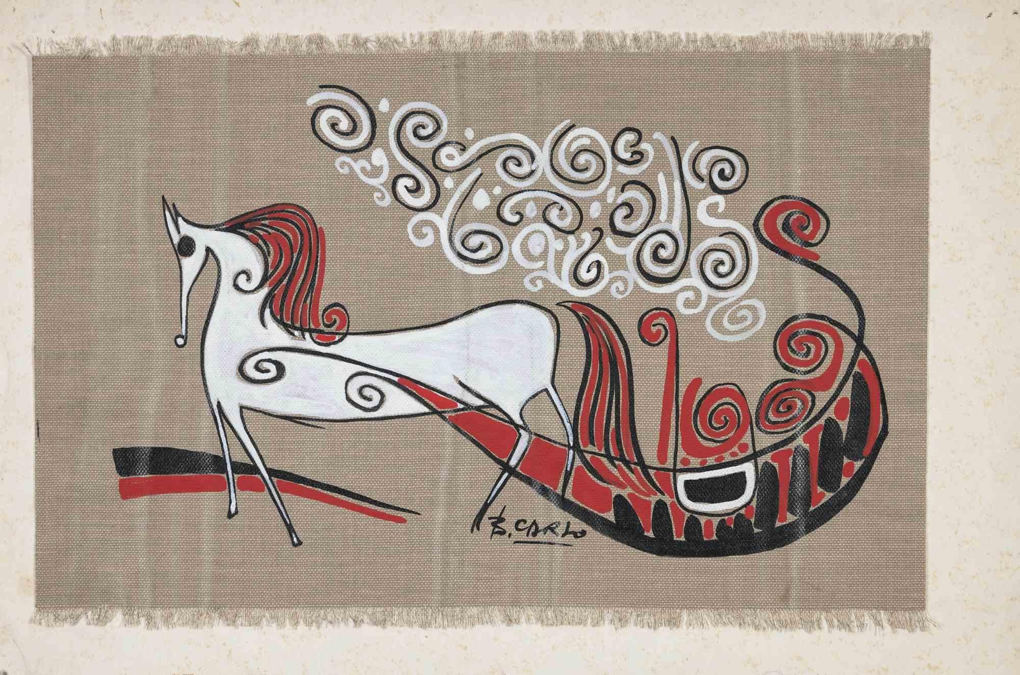 Horse - Drawing - Mid 20th Century - Art by Unknown