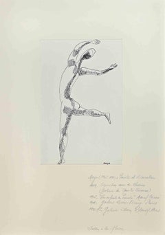 Dancing Figure - Pen by Mayo - 1950s