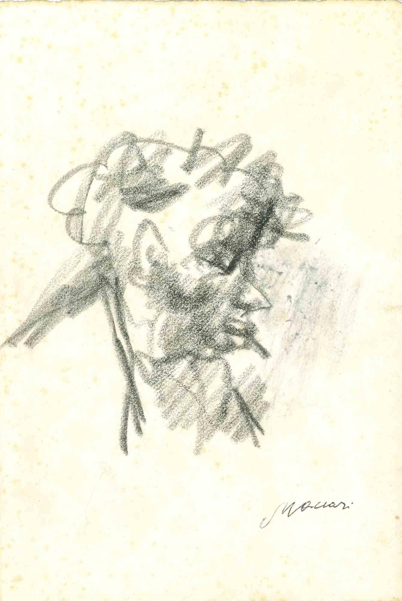 The Profile is an original Drawing on paper realized by Mino Maccari in mid 20th century.

Hand-signed on the lower.

Good conditions with some foxing.

Mino Maccari (1898-1989) was an Italian writer, painter, engraver and journalist, winner the