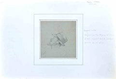Portrait - Original Pencil Drawing By Maurice Chabas - Early 20th Century
