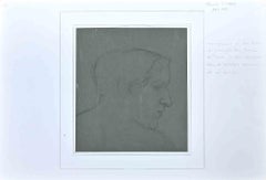 Portrait - Pencil Drawing By Maurice Chabas - Early 20th Century