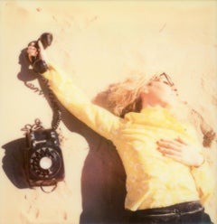 Secretary on the Run - Contemporary, Polaroid, Photograph, Figurative, Portrait