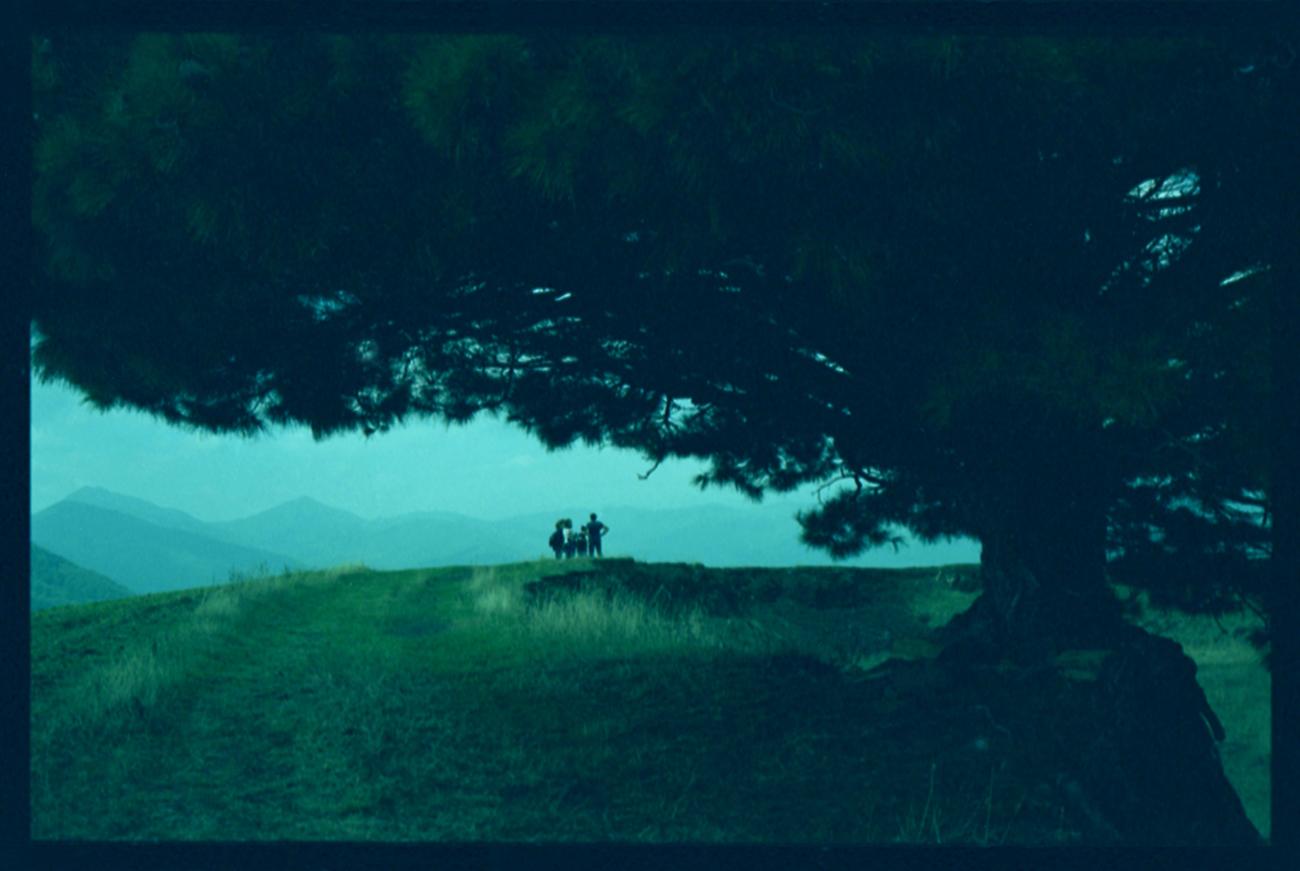 Cristina Fontsare Color Photograph - From the Summit of the Volcano  - Contemporary, Analog, Photograph, Landscape