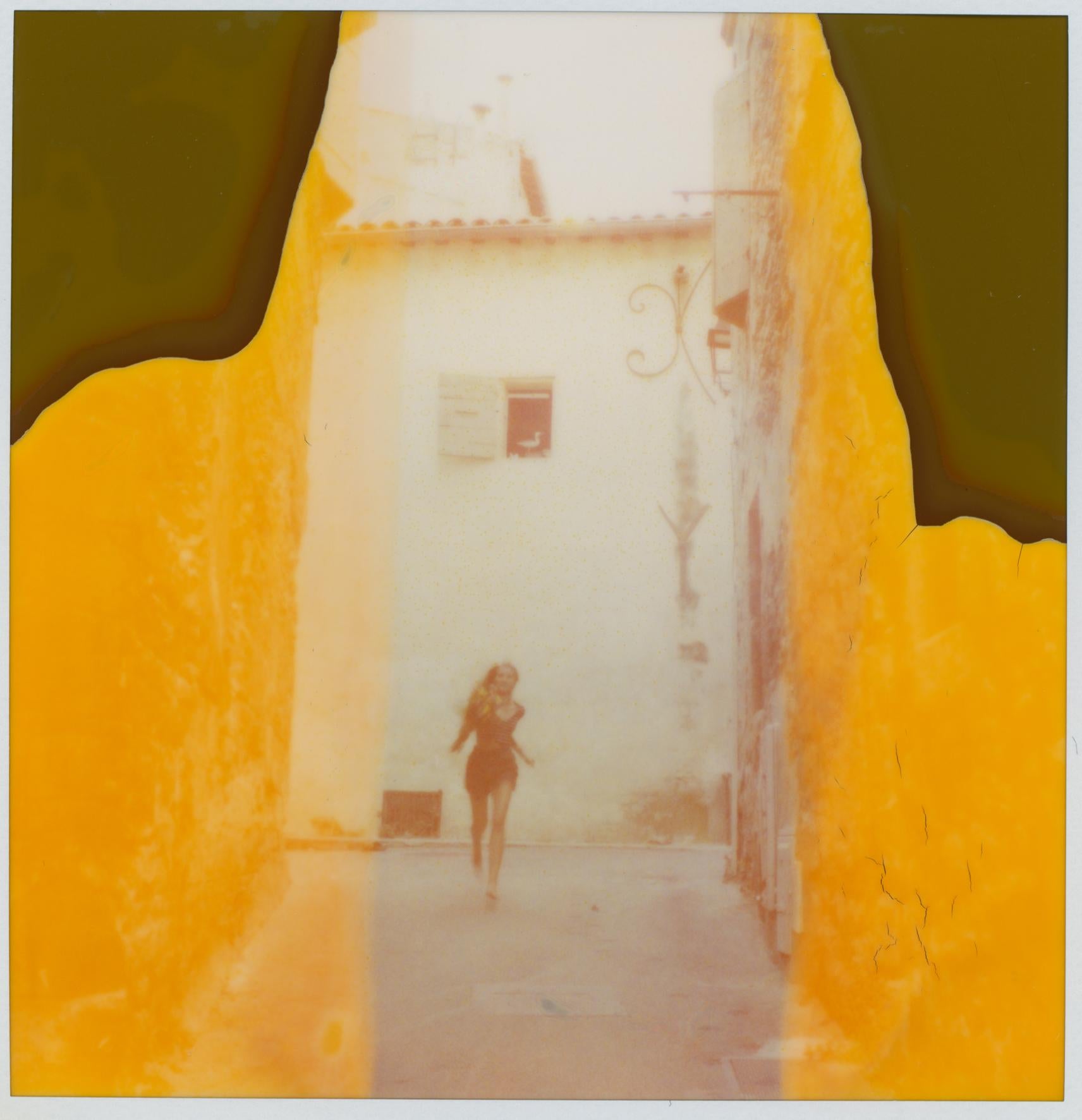 Ariel Shelleg Figurative Photograph - Run - Contemporary, Polaroid, 21 Century, Expired, Photography, Color